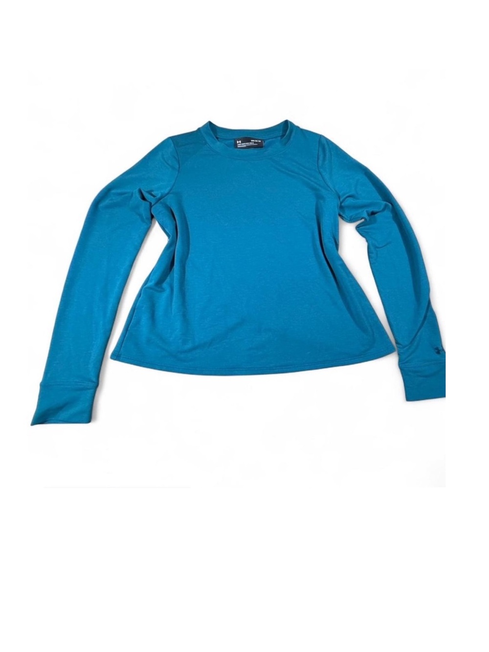 Under Armour Teal Long Sleeve Performance Top • Size M •